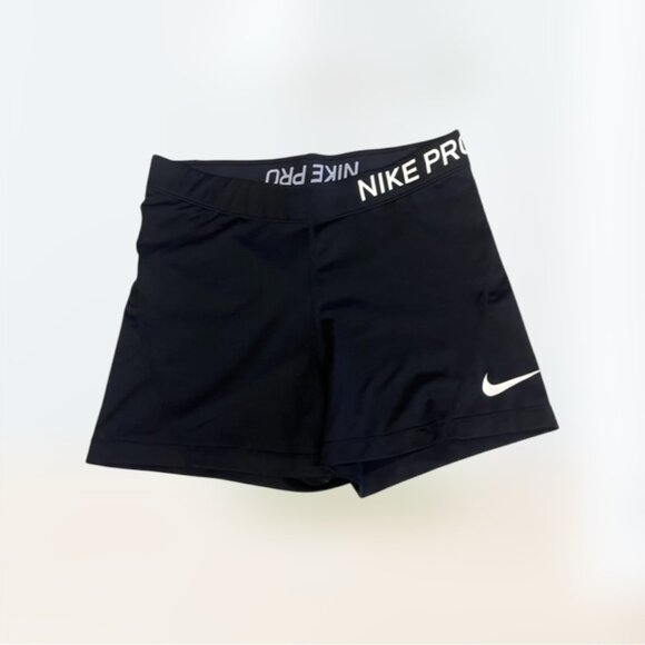 Nike Pants - Nike Pro Shorts Womens Medium Black Dri-FIT Training Compression Athletic Gym